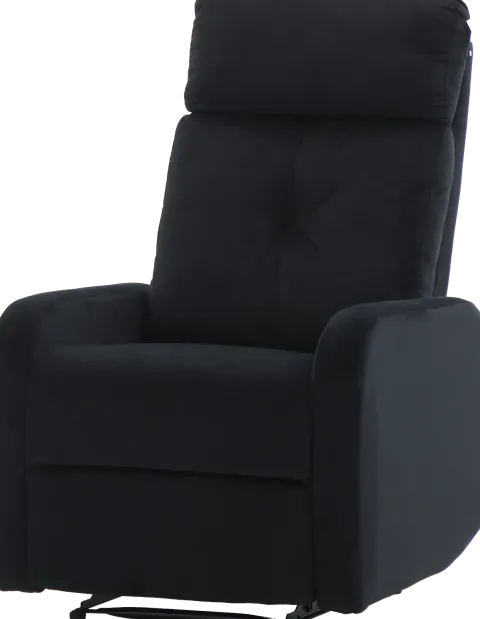Fotel Gerona z funkcją relax (czarny)