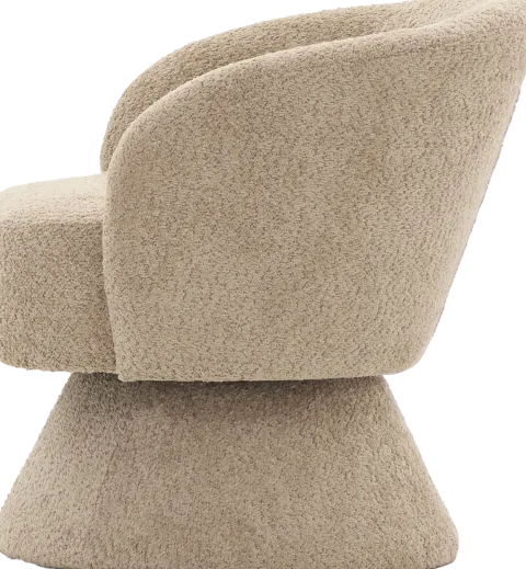 Fotel obrotowy Lizbona 29 (boucle cappuccino)
