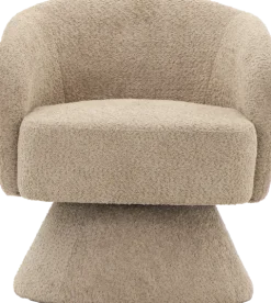 Fotel obrotowy Lizbona 29 (boucle cappuccino)