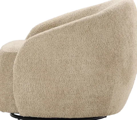 Fotel obrotowy Purro 33 (boucle cappuccino)