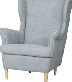 Fotel uszak WERINA (diamentowy szary)