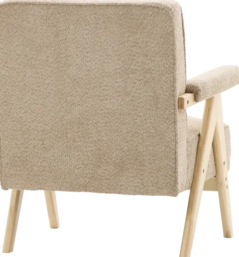 Fotel Vintage 25 (boucle cappuccino)