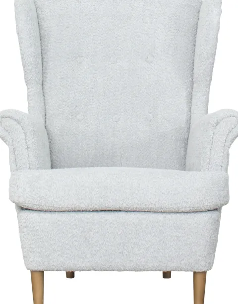 Fotel Werina (boucle szary)
