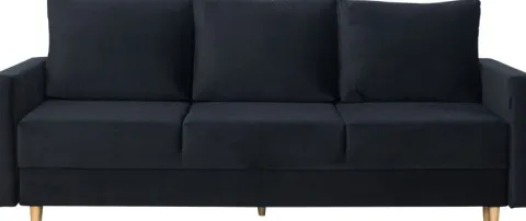 Kanapa Milano (plusz czarny)