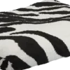 Koc żakardowy Zebra 61 (biały/czarny)