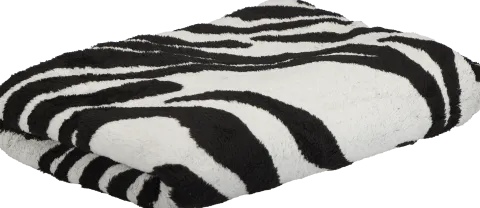 Koc żakardowy Zebra 61 (biały/czarny)