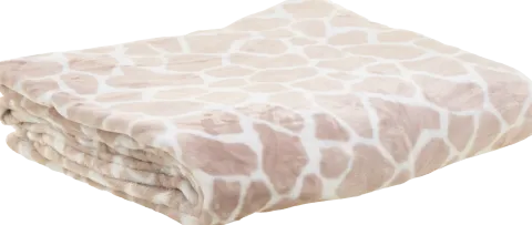 Koc flanelowy Animals 35 (różowy/biały)