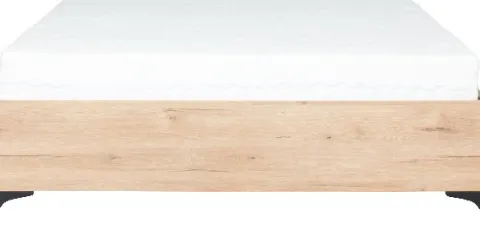 Łóżko 140cm Floryda bez materaca (dąb Soma ciemny) ze stelażem