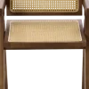Krzesło drewniane Nerivo 41 (rattan/orzech)