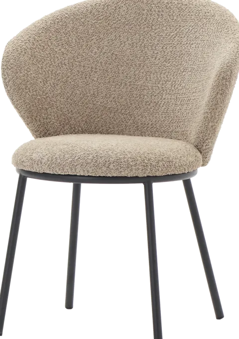 Krzesło Larmes 31 (boucle cappuccino)