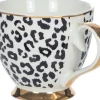 Kubek ceramiczny Cindy (biały - pantera)