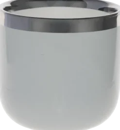 Kubek ceramiczny Cindy 83 (szary ze srebrnym paskiem)