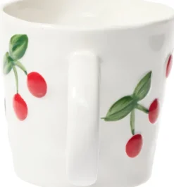 Kubek Cherry 163 (biały w wiśnie)