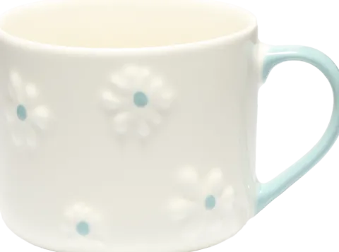 Kubek Daisy 146 (biały/niebieski)