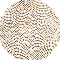 Mata stołowa 4 (ciemna złota)
