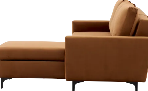 Narożnik Milano (plusz rudy)