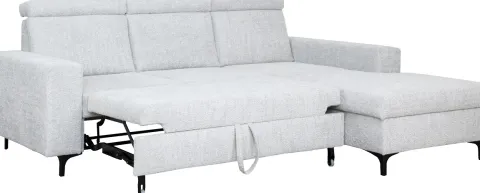 Narożnik Sydney (boucle szary) prawy