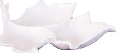 Patera-2 (liść duży) Palomo (biały)