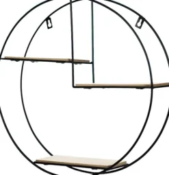Półka metalowa Ravia 5 (czarny)