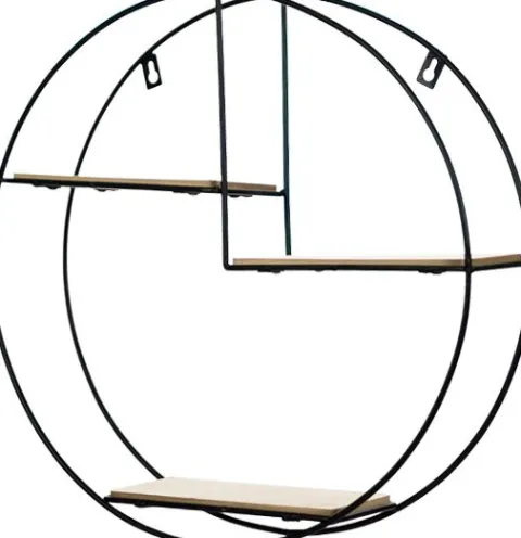 Półka metalowa Ravia 5 (czarny)