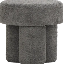 Puf Grzybek (boucle grafit)