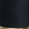 Puf otwierany Altino 3 (czarny ze złotą listwą)