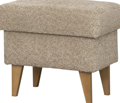 Puf Sewilla (boucle cappuccino)