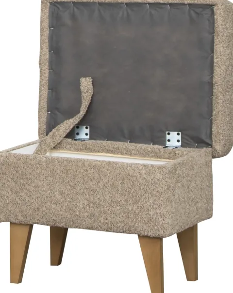 Puf Sewilla (boucle cappuccino)