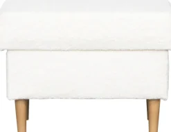 Puf Werina (boucle kremowy)