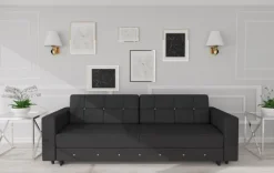 Salon - kanapa Diamentino (plusz czarny)