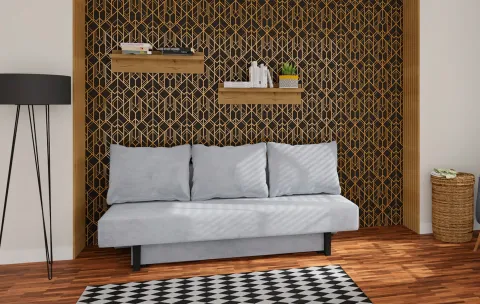Sofa Afrodyta 2 (plusz srebrzysty)