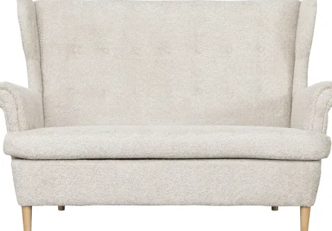 Sofa 2-osobowa Werina (boucle beż)