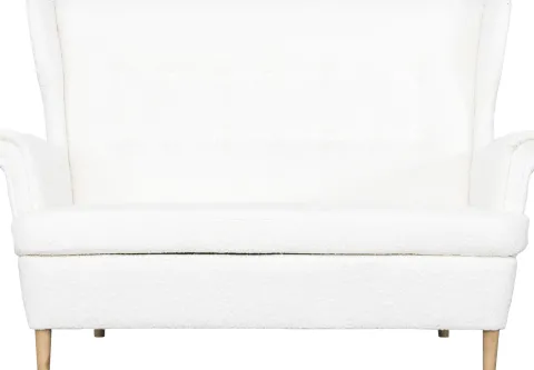 Sofa 2-osobowa Werina (boucle kremowy)