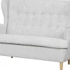 Sofa 2-osobowa Werina (boucle szary)