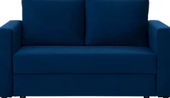 Sofa rozkładana Milano (plusz granat)