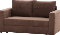 Sofa rozkladana Milano (sztruks czekoladowy brąz)