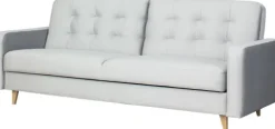 Sofa Sewilla (plusz srebrzysty)
