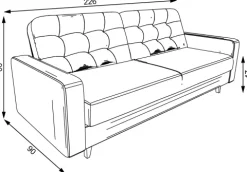 Sofa Sewilla (plusz zieleń)