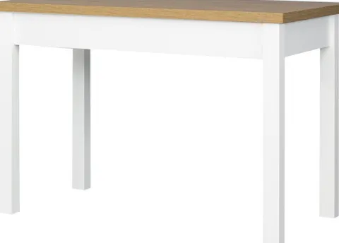 Stół kuchenny 110 cm (dąb Soma ciemny/biały)