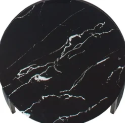 Stolik kawowy 60cm Marbi 9 (czarny-marmur)