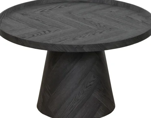 Stolik kawowy Naturos 80x47 (czarny)