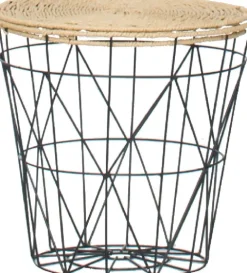 Stolik metalowy Tasso 9 (czarny)