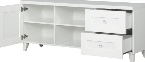 Stolik RTV 138 cm Majorka (biały)