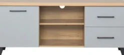 Stolik RTV Panama (szary/dąb Soma ciemny)
