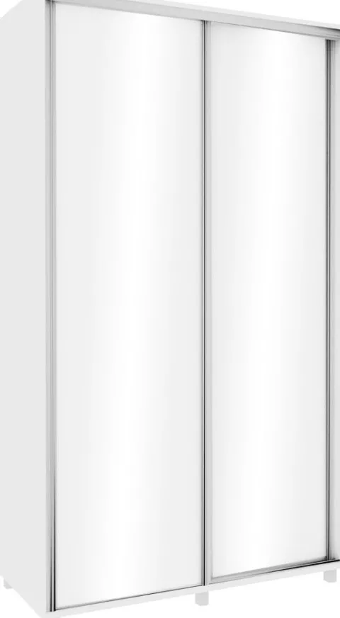 Szafa przesuwna 120 cm (biały połysk)