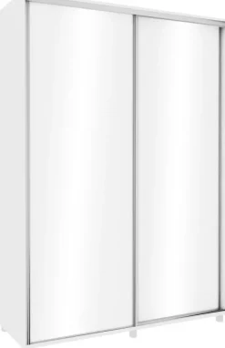 Szafa przesuwna 150 cm (biały połysk)