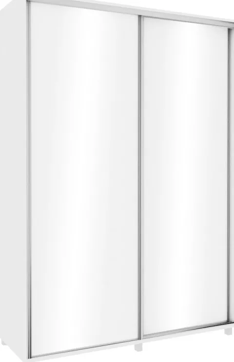 Szafa przesuwna 150 cm (biały połysk)