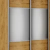 Szafa przesuwna lustra 100cm (dąb soma ciemny)