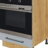 Szafka 60 dolna zabudowa piekarnika Monia z Easy Box (szary/dąb Soma ciemny)