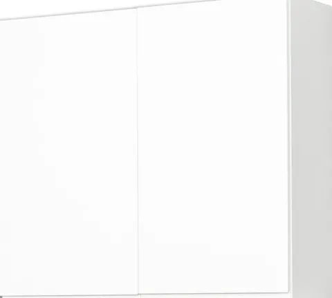 Szafka 80 górna Kampara (Biały lakier/Biały)